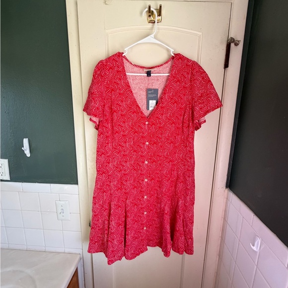 Universal Thread Red Mini Dress - Picture 3 of 4